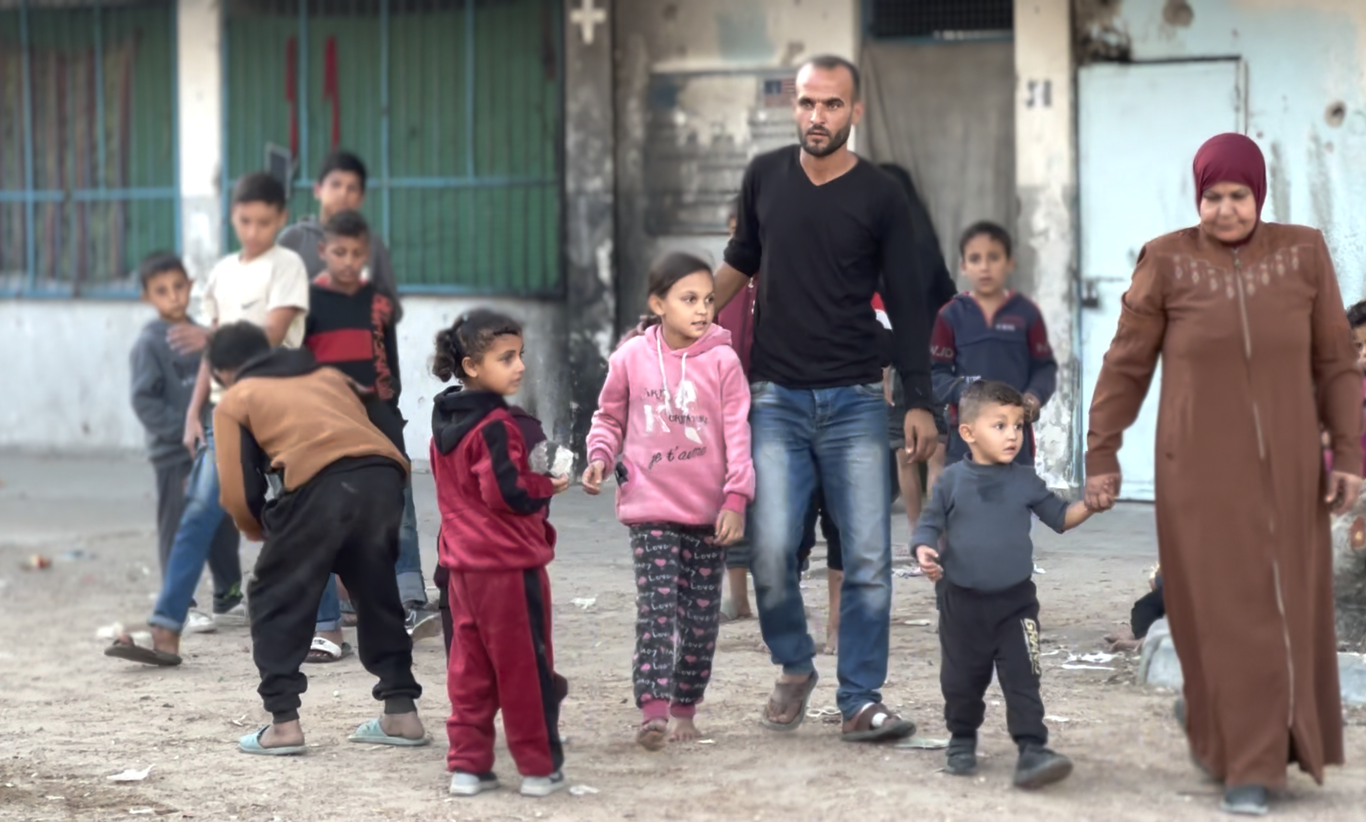 Yousef with his family